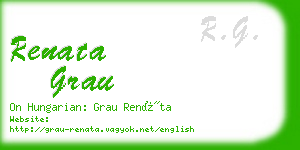 renata grau business card